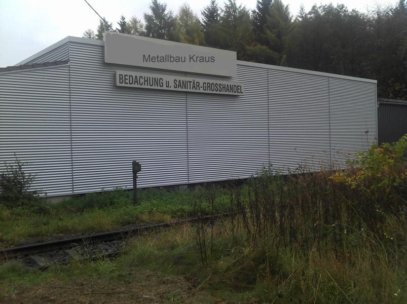 Metallbau Kraus Halle mit Metallfassade Halle mit Metallverkleidung